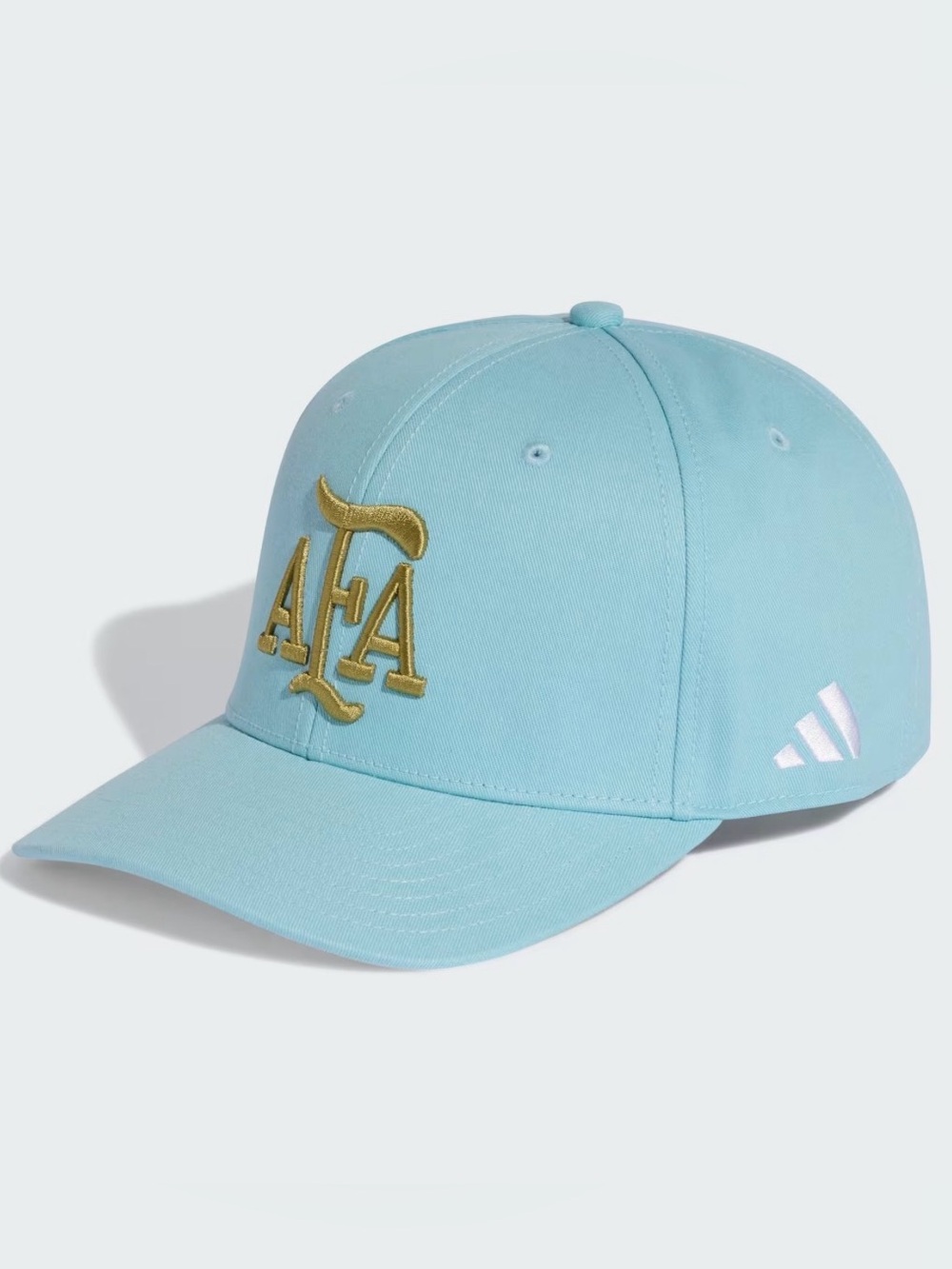 Adidas Argentina National Soccer Team - Cap Hat with Gold Accents - KE 1380